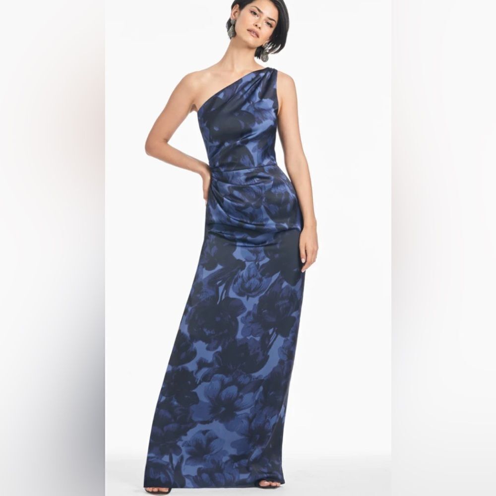 Sachin & Babi Blue Delancy Gown Size 0